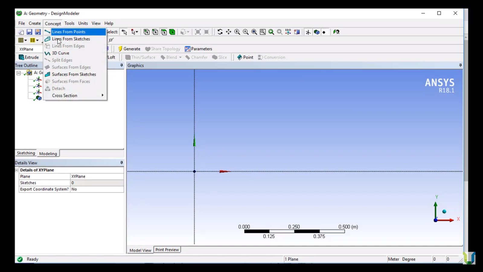 SPACECLAIM automatic surface generation